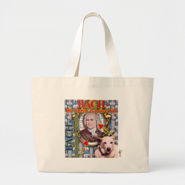 Grand Tote Bag ZoeSPEAK - Bach (Devant)
