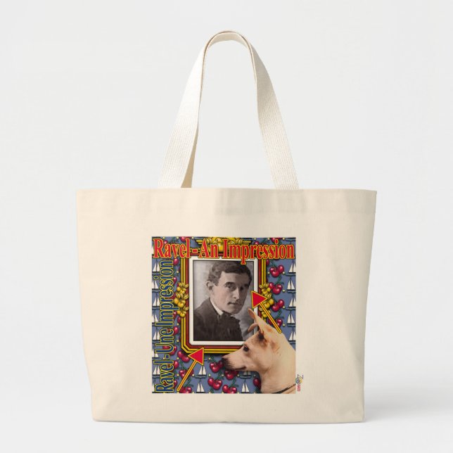 Grand Tote Bag ZoeSPEAK - Ravel (Devant)