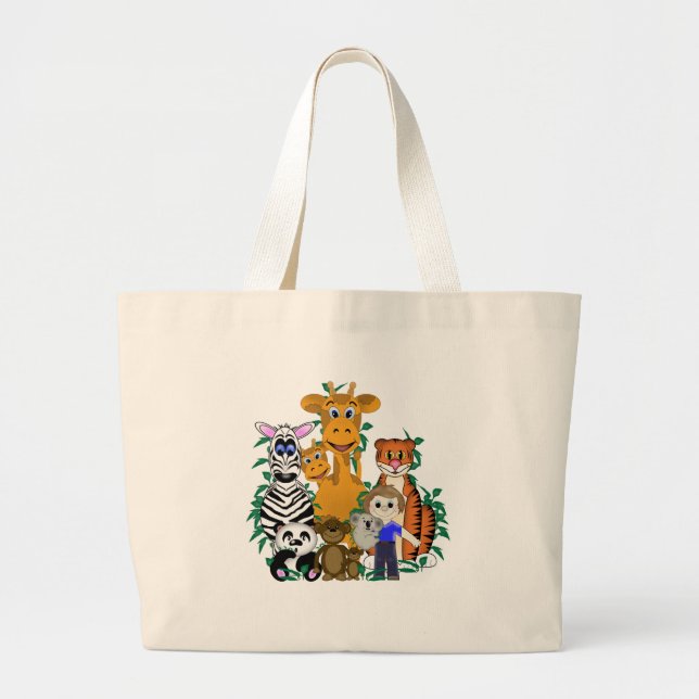 Grand Tote Bag ZOO Boy (Devant)