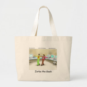 Grand Tote Bag Zorba Le Geek Drôle Cadeaux Tee - shirt Mugs & Car
