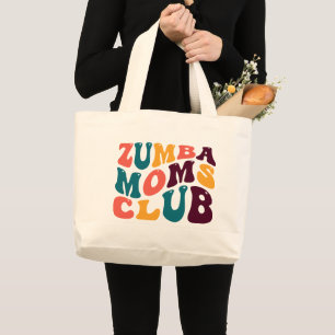 Grand Tote Bag Zumba Moms Club Souvenir Retro Style Super