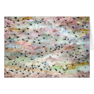 Grand troupeau en vol