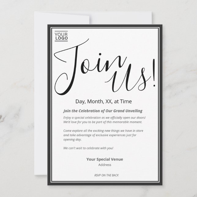 Grand Unveiling Special Event Invitation (Devant)