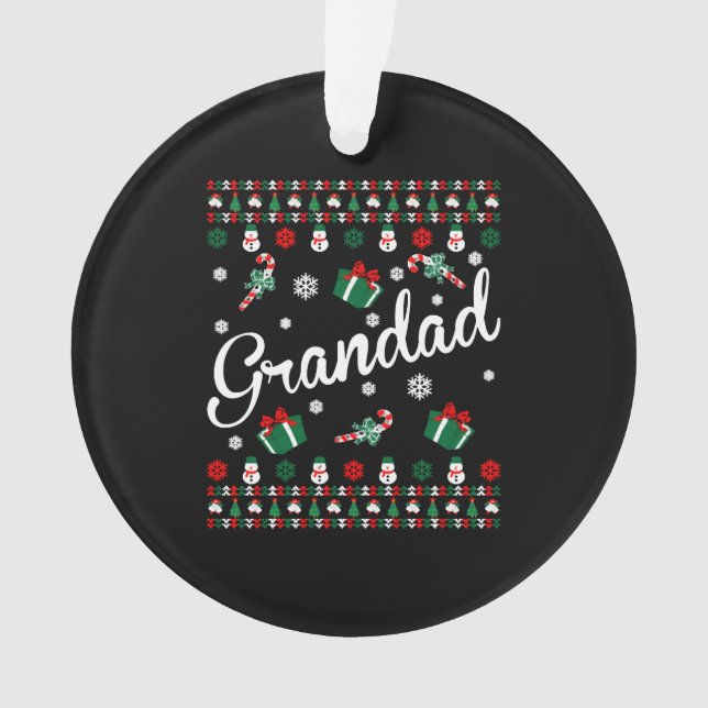 Grandad Ugly Christmas Sweater (devant)