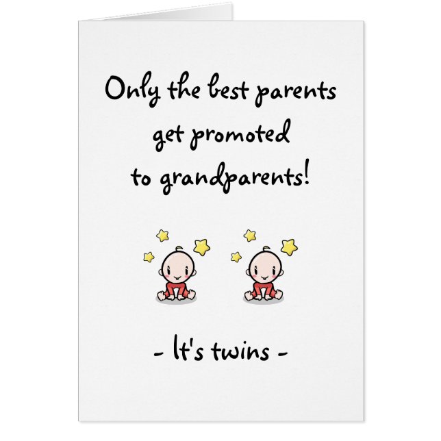 Grandchildren, Grandparent Félicitations, (Devant)