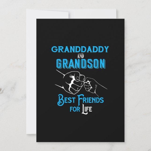 Granddaddy & Grandson Best Friends For Life (Devant)