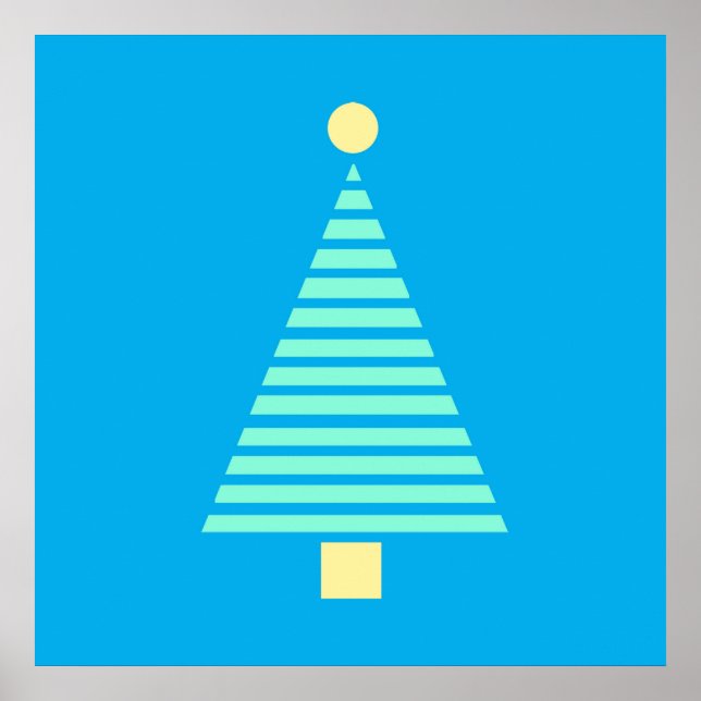 Grande affiche d'arbre de Noël (Devant)