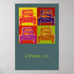 Grande affiche de Citroen 2CV