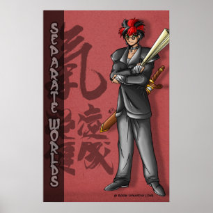 Grande affiche de faucon