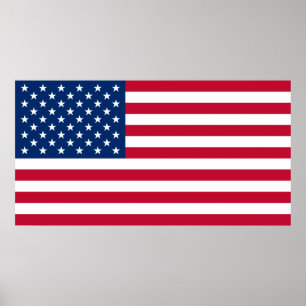 Grande affiche des Etats-Unis USA de drapeau des