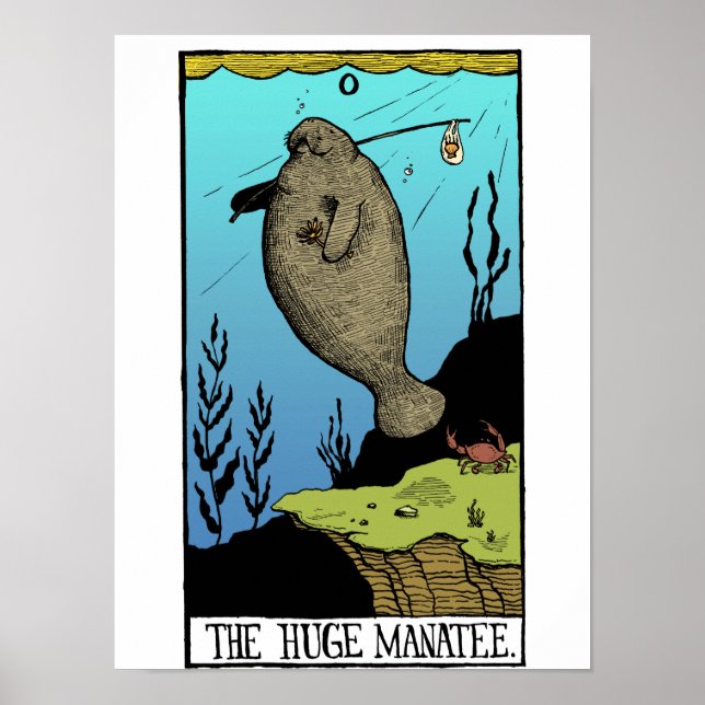 Grande affiche Manatee (Devant)