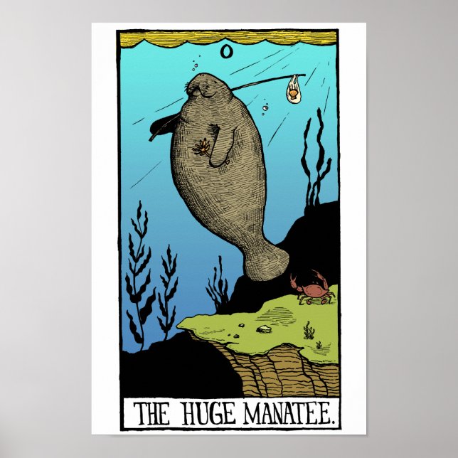 Grande affiche Manatee (Devant)