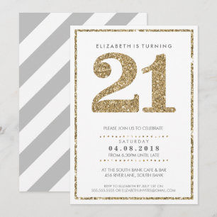 GRANDE ÂGE NUMÉRO INVITATION moderne 21 parties sc