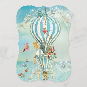 Grande Alice dans des invitations de DieCutParty