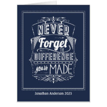 Grande appréciation du Merci retraite