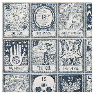 grande arcana tarot indigo tissu