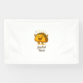 Grande Bannière d'anniversaire Taco Fiesta | Fond 