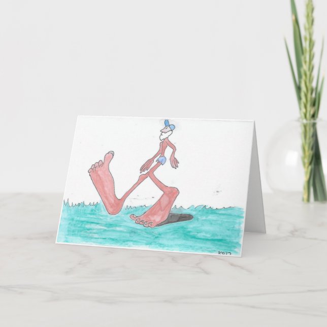 "Grande" carte d'anniversaire de Bigfoot (Devant)