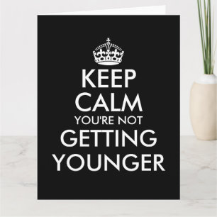 Grande carte d'anniversaire humoristique surdimens