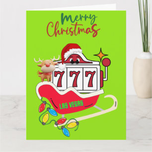 GRANDE carte de Noël Las Vegas