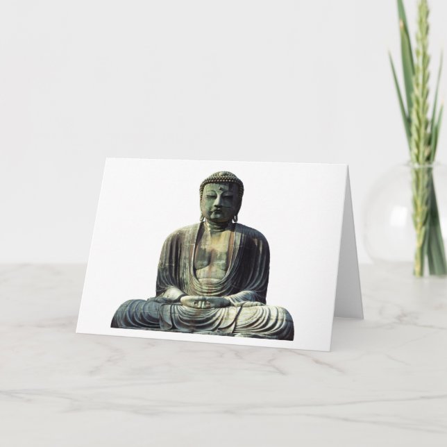Grande carte de voeux Bouddha (Devant)