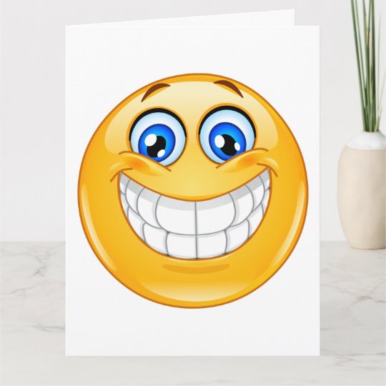 Grande Carte De Voeux De Sourire Srf Zazzle Fr