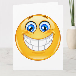 GRANDE carte de voeux de sourire - SRF