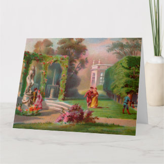 Grande carte de voeux Park Promenade
