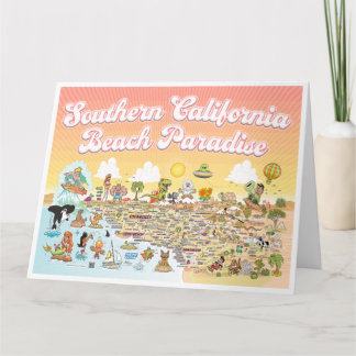 Grande carte de voeux SoCal