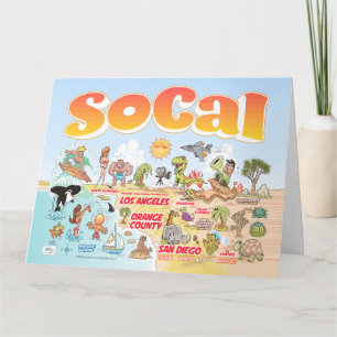 Grande carte de voeux SoCal