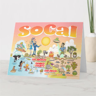 Grande carte de voeux SoCal