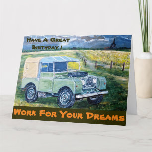 Grande carte d'encouragement /Anniversaire