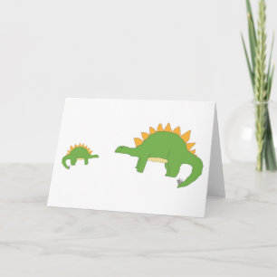Grande carte 'n' Little Stegosaurus
