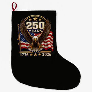 Grande Chaussette De Noël 250 Ans d'Amérique Anniversaire 250e