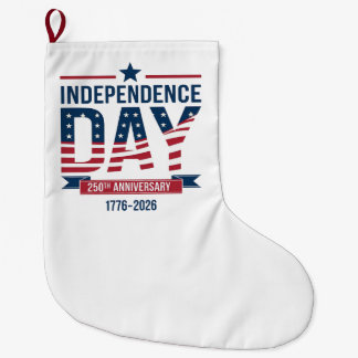 Grande Chaussette De Noël 250e anniversaire de l'indépendance des États-Unis