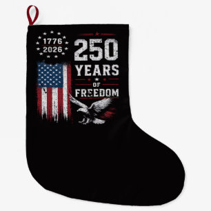 Grande Chaussette De Noël 4 juillet Amérique Drapeau américain Patriotique