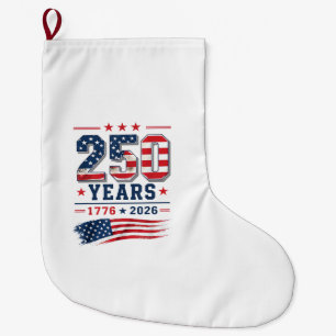 Grande Chaussette De Noël 4 juillet Amérique drapeau américain Patriotique 2