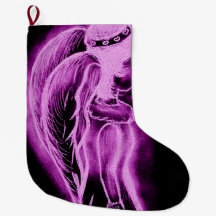 Ange inversé dans le noir et le rose