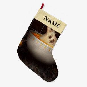 Grande Chaussette De Noël Animal - Lapin - Il y a un lièvre dans ma soupe