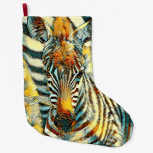 Grande Chaussette De Noël AnimalArt_Zebra_002
