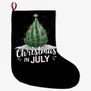 Grande Chaussette De Noël Arbre de Noël à la pastèque Noël en juillet Eté