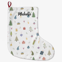 Arbres de Noël Mignons Présents Ornements Motif