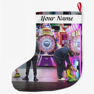 Grande Chaussette De Noël Arcade de la promenade de Wildwood NJ