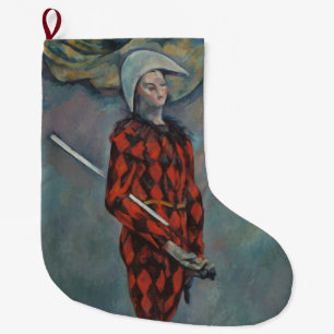 Grande Chaussette De Noël Arlequin (Joker) (par Paul Cézanne)