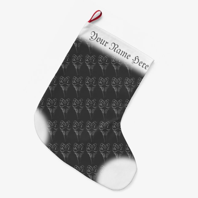 Grande Chaussette De Noël Art autochtone Stocking Totem Pole Stocking (Devant (Accrochage))