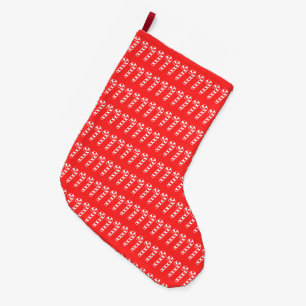 Grande Chaussette De Noël Atelier du Père Noël Fête de Noël au Candy Cane