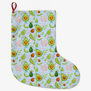 Grande Chaussette De Noël Avocado
