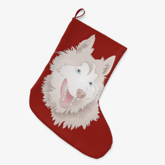 Grande Chaussette De Noël bas de malamute