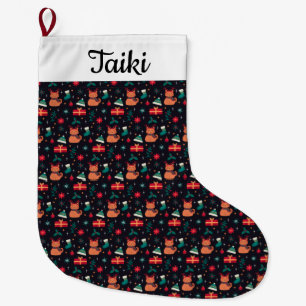 Grande Chaussette De Noël Bas de Noël