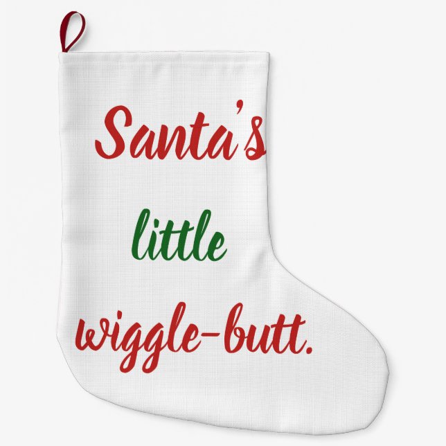 Grande Chaussette De Noël Bas de Noël (Devant)